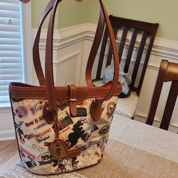 Disney Dooney and Bourke 55th Anniversary Bucket Tote Bag - Picture 1 of 6